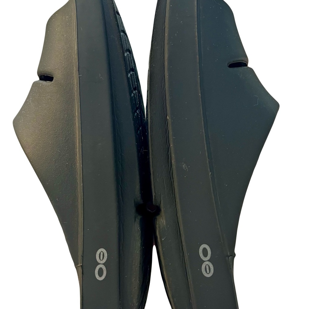 Men’s Oofos Ooahh Black Slides
